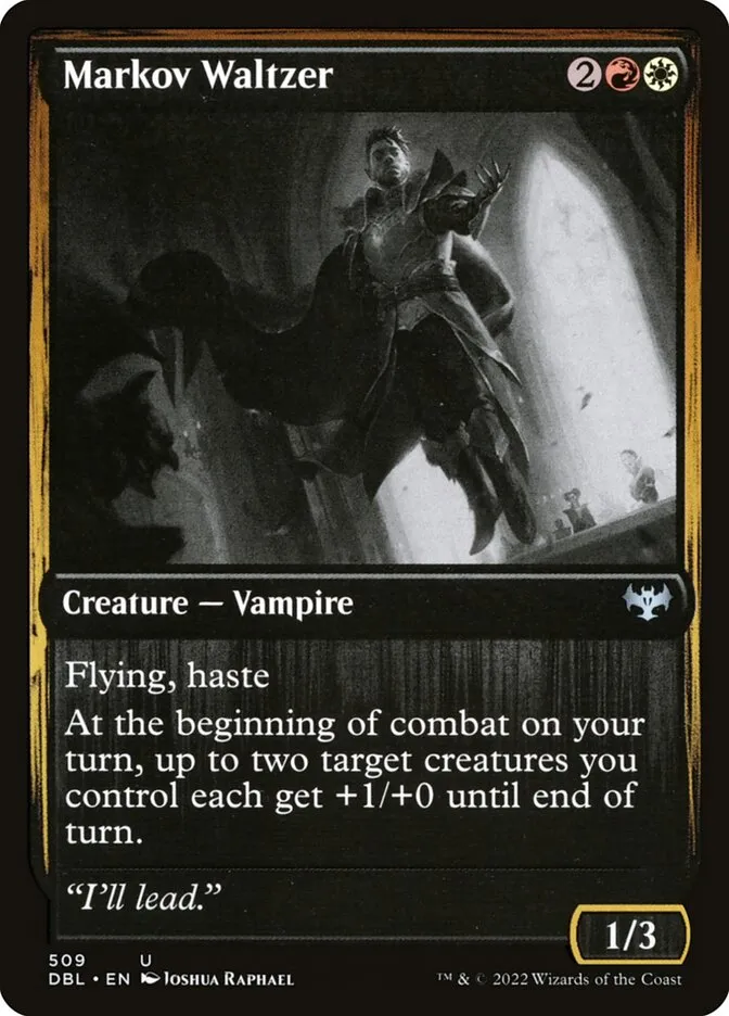 2022 Innistrad: Double Feature Markov Waltzer #509 uncommon card image