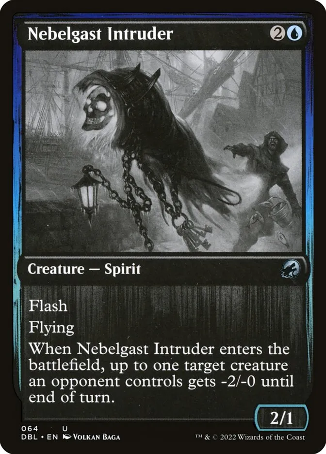 2022 Innistrad: Double Feature Nebelgast Intruder uncommon #64 uncommon card image