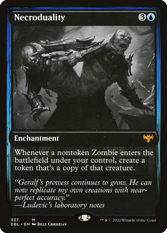 2022 Innistrad: Double Feature Necroduality #337 mythic card image