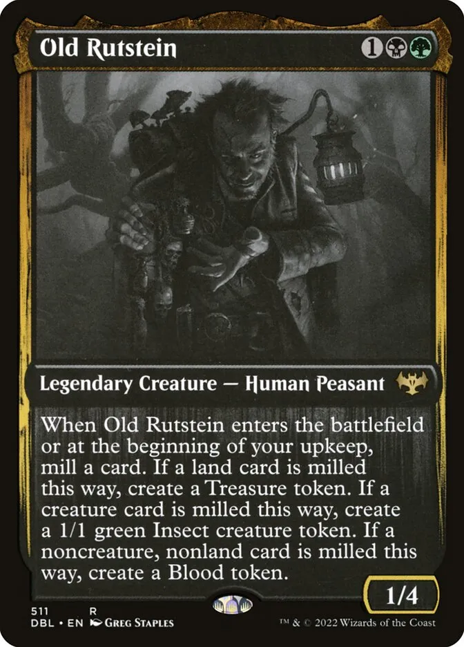2022 Innistrad: Double Feature Old Rutstein #511 rare card image