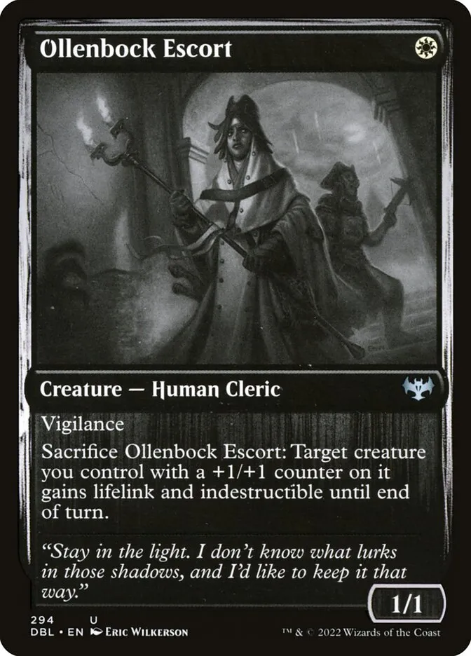 2022 Innistrad: Double Feature Ollenbock Escort uncommon #294 uncommon card image