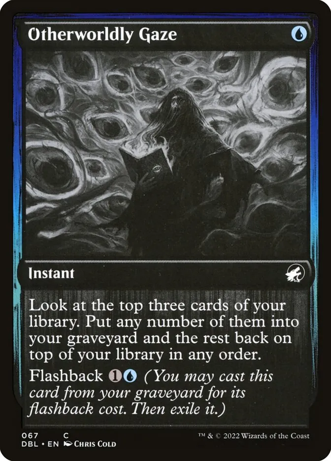 2022 Innistrad: Double Feature Otherworldly Gaze common #67 common card image