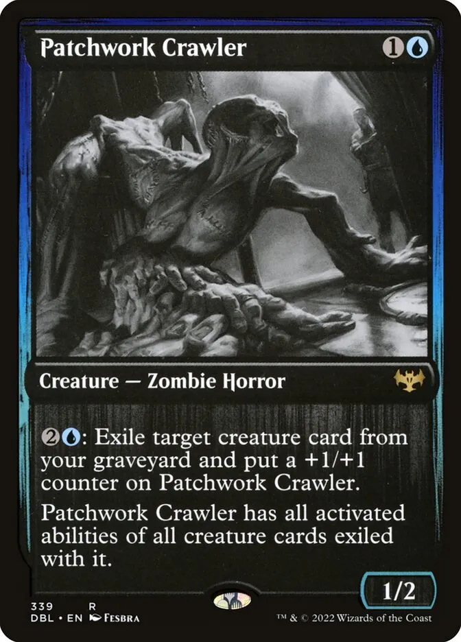 2022 Innistrad: Double Feature Patchwork Crawler rare #339 rare card image