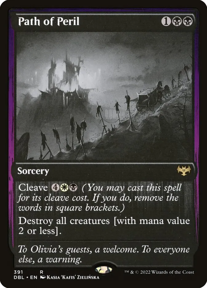 2022 Innistrad: Double Feature Path of Peril #391 rare card image