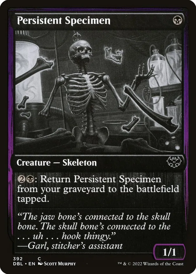 2022 Innistrad: Double Feature Persistent Specimen common #392 common card image