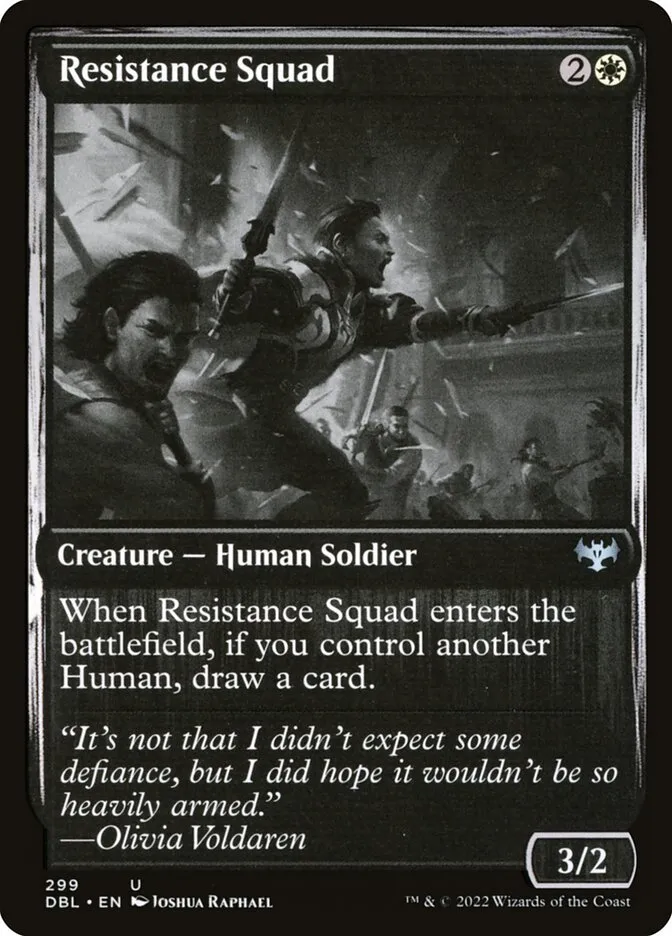 2022 Innistrad: Double Feature Resistance Squad #299 uncommon card image