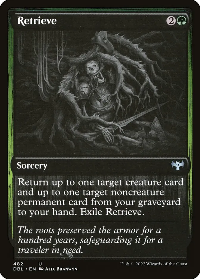 2022 Innistrad: Double Feature Retrieve uncommon #482 uncommon card image