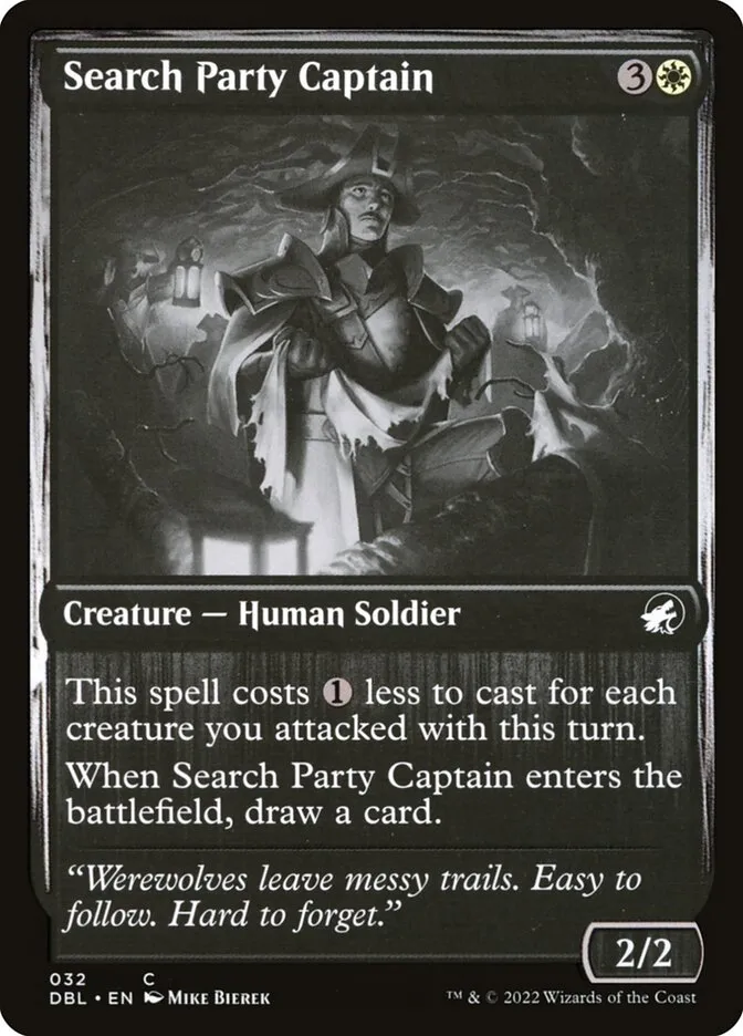 2022 Innistrad: Double Feature Search Party Captain common #32 common card image