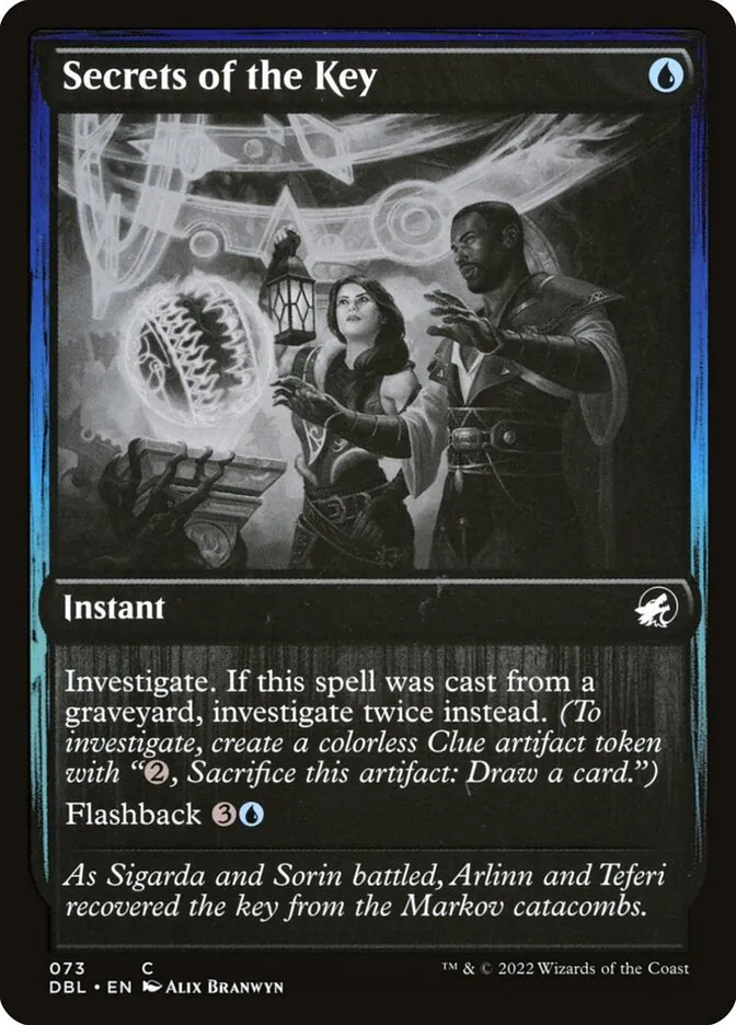 2022 Innistrad: Double Feature Secrets of the Key common #73 common card image