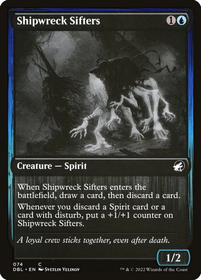 2022 Innistrad: Double Feature Shipwreck Sifters common #74 common card image