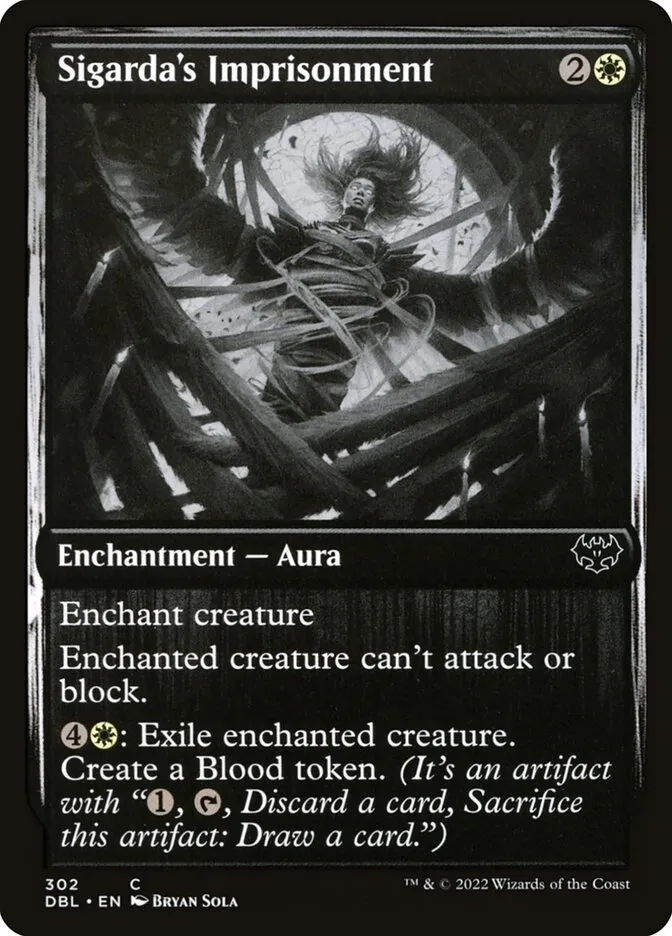 2022 Innistrad: Double Feature Sigarda's Imprisonment #302 common card image