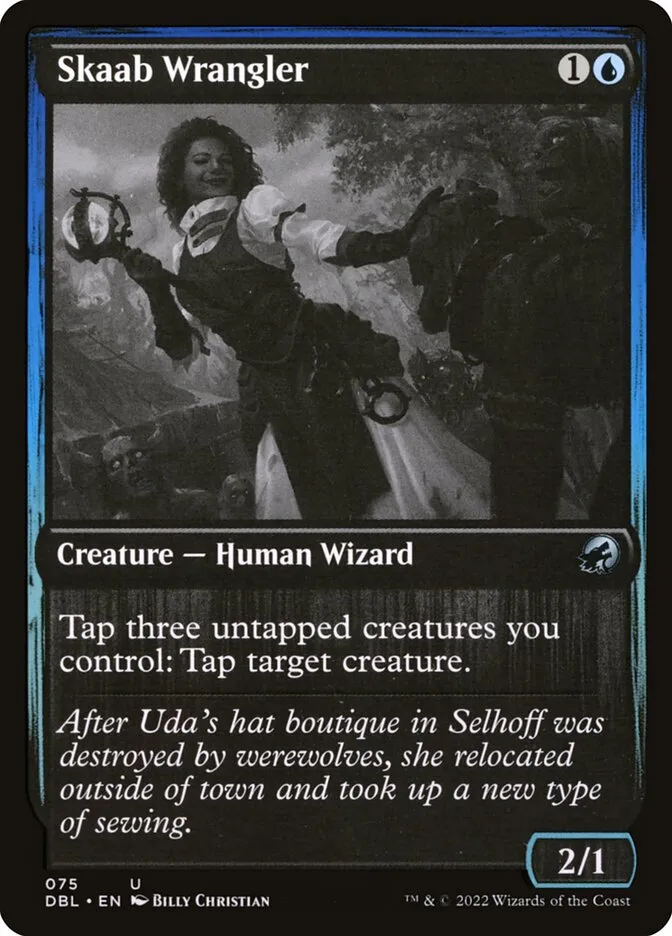 2022 Innistrad: Double Feature Skaab Wrangler uncommon #75 uncommon card image