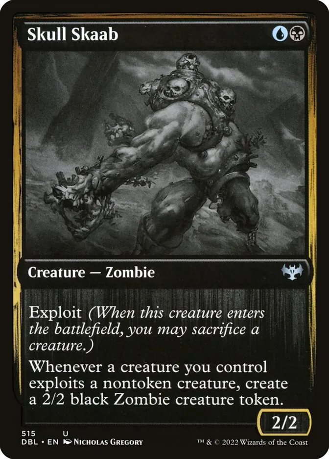2022 Innistrad: Double Feature Skull Skaab #515 uncommon card image