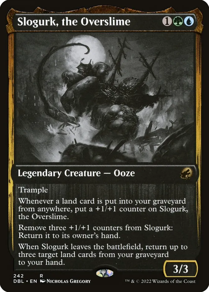 2022 Innistrad: Double Feature Slogurk, the Overslime #242 rare card image