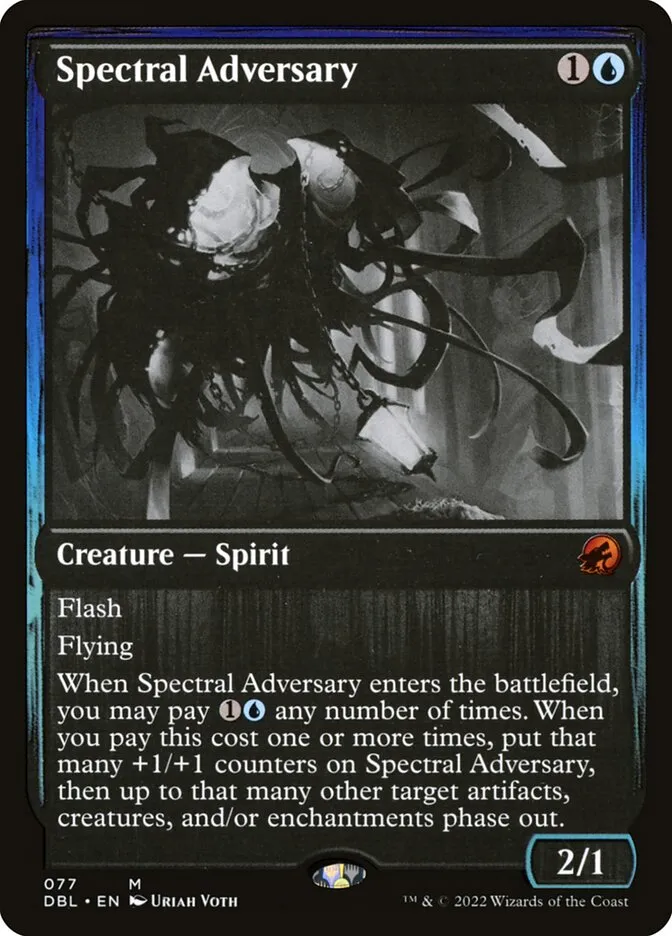 2022 Innistrad: Double Feature Spectral Adversary mythic #77 mythic card image