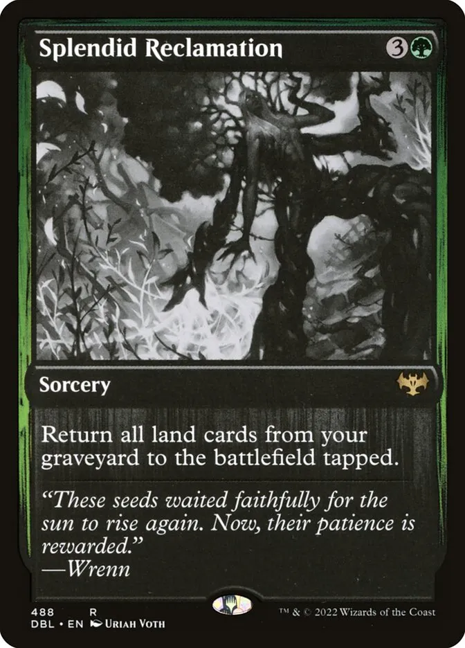 2022 Innistrad: Double Feature Splendid Reclamation #488 rare card image