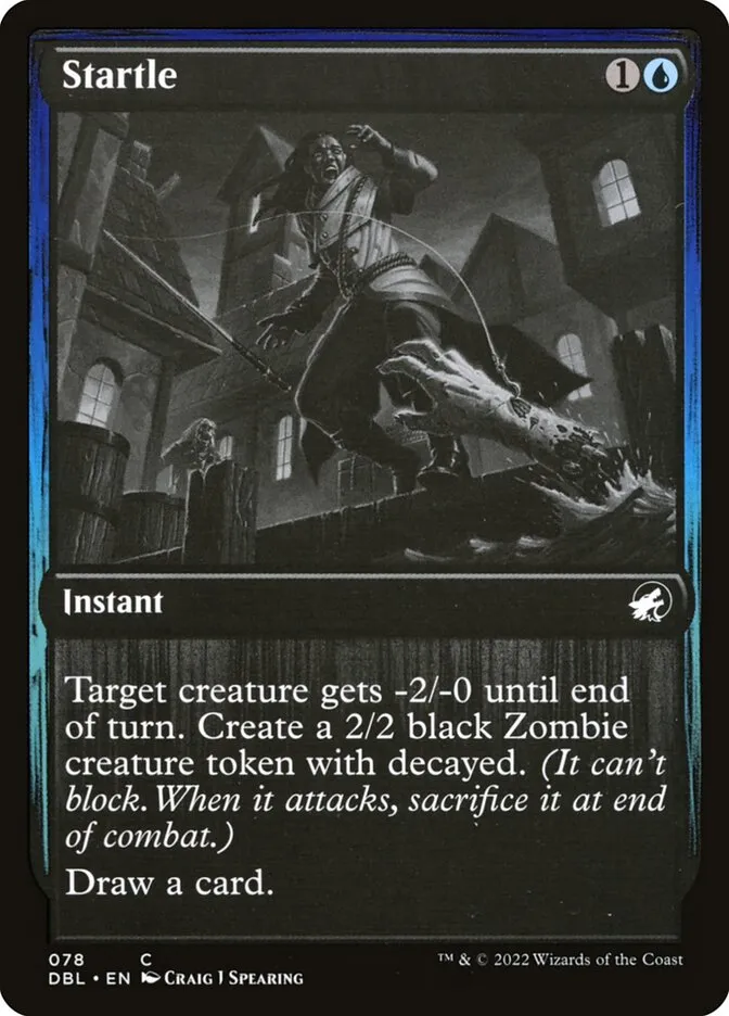 2022 Innistrad: Double Feature Startle common #78 common card image