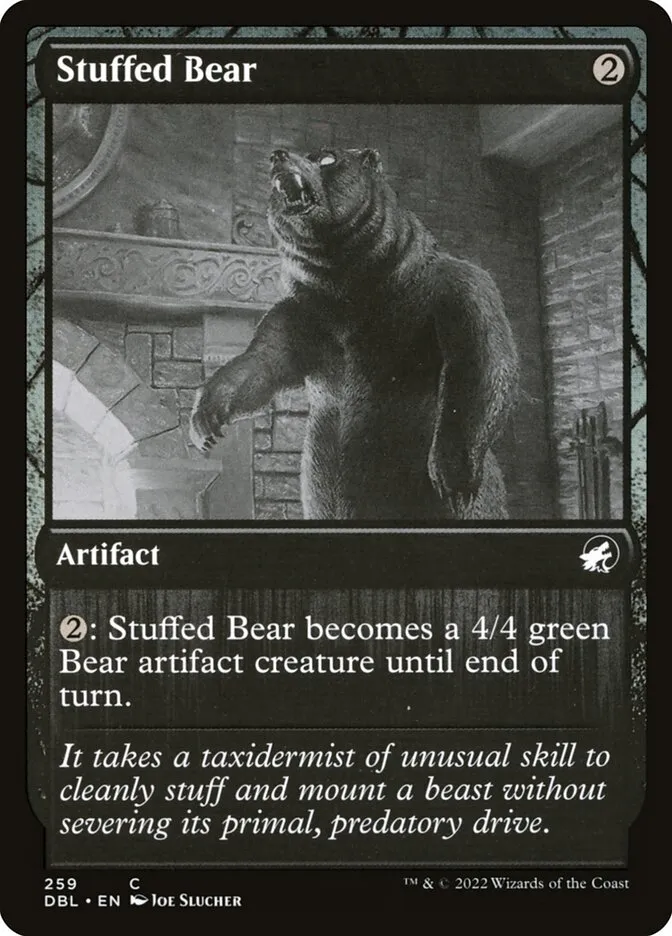 2022 Innistrad: Double Feature Stuffed Bear common #259 common card image