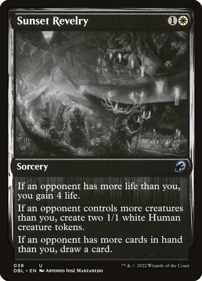 2022 Innistrad: Double Feature Sunset Revelry uncommon #38 uncommon card image