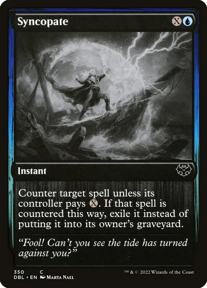 2022 Innistrad: Double Feature Syncopate common #350 common card image