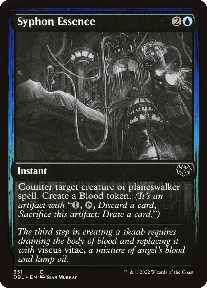 2022 Innistrad: Double Feature Syphon Essence #351 common card image