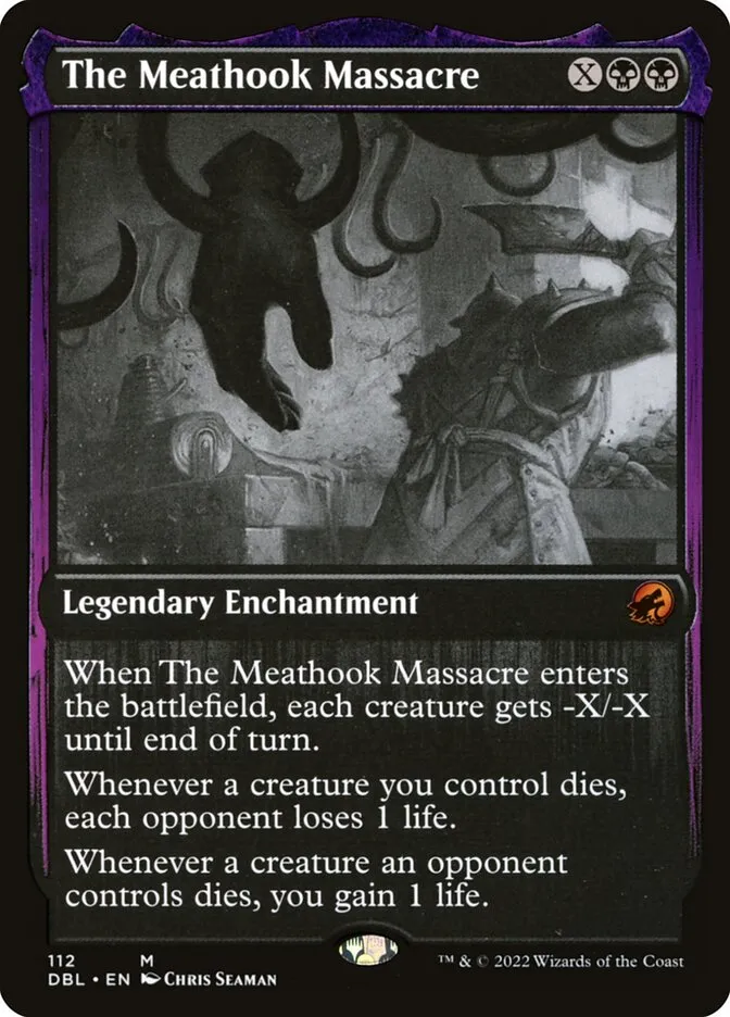 2022 Innistrad: Double Feature The Meathook Massacre [Foil] mythic #112 mythic card image