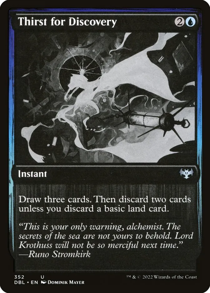 2022 Innistrad: Double Feature Thirst for Discovery uncommon #352 uncommon card image