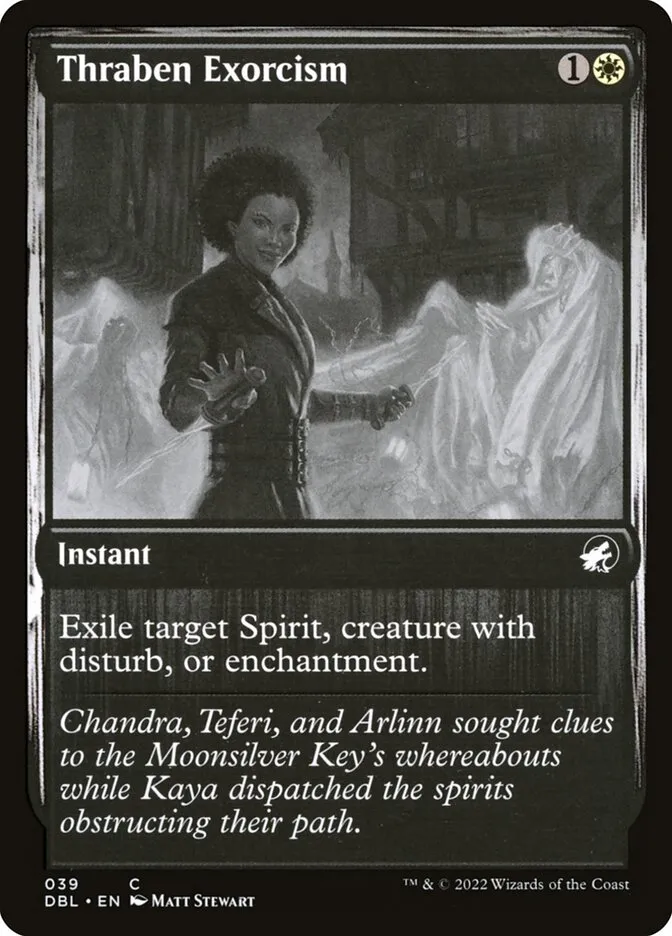 2022 Innistrad: Double Feature Thraben Exorcism common #39 common card image