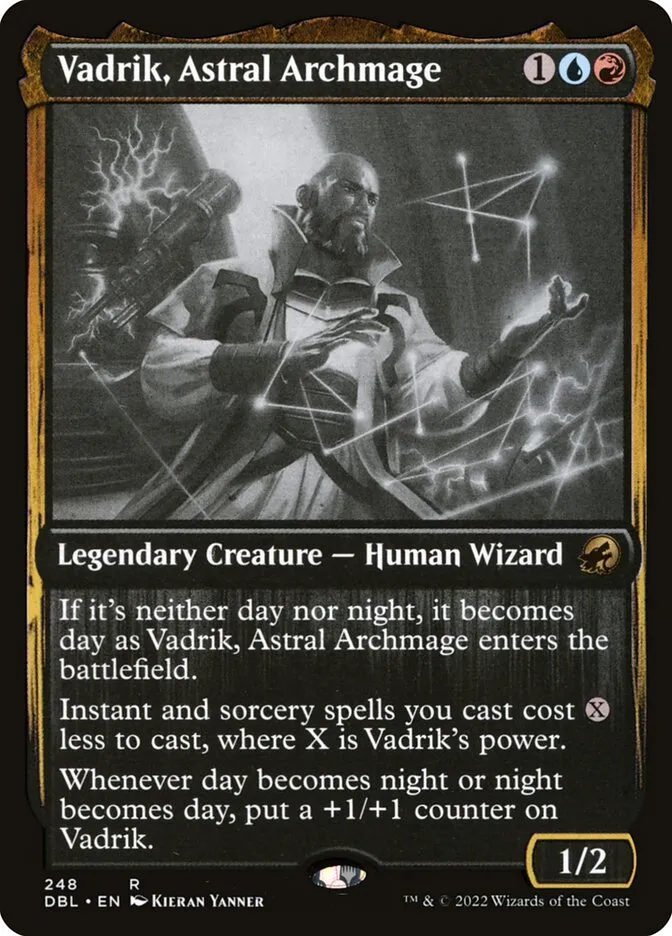 2022 Innistrad: Double Feature Vadrik, Astral Archmage #248 rare card image
