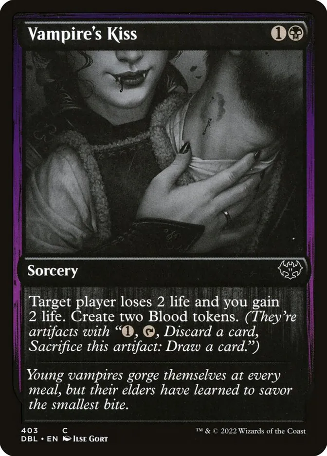 2022 Innistrad: Double Feature Vampire's Kiss #403 common card image