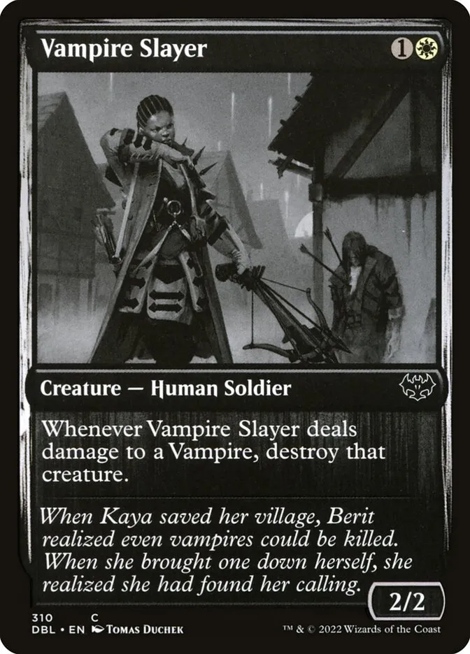 2022 Innistrad: Double Feature Vampire Slayer common #310 common card image