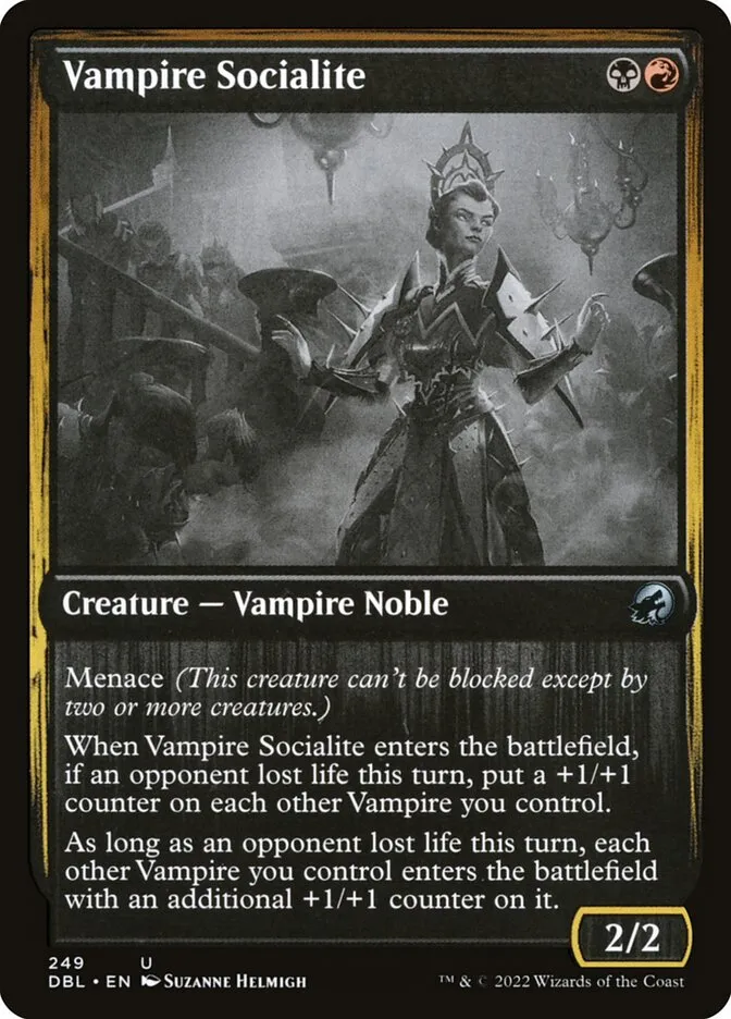 2022 Innistrad: Double Feature Vampire Socialite #249 uncommon card image