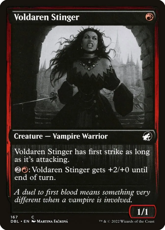 2022 Innistrad: Double Feature Voldaren Stinger #167 common card image