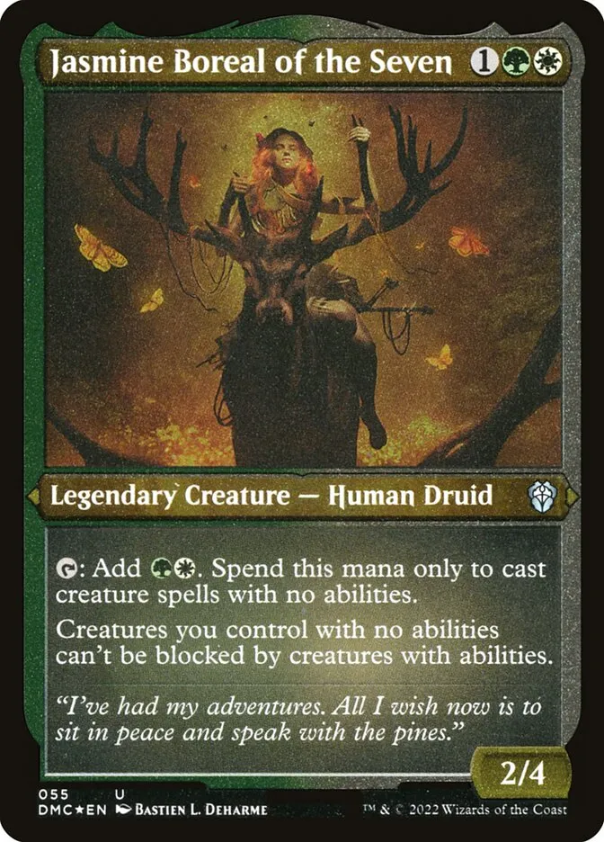 2022 Dominaria United Commander Jasmine Boreal of the Seven #55 uncommon card image