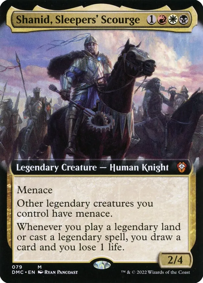 2022 Dominaria United Commander Shanid, Sleepers' Scourge #79 mythic card image
