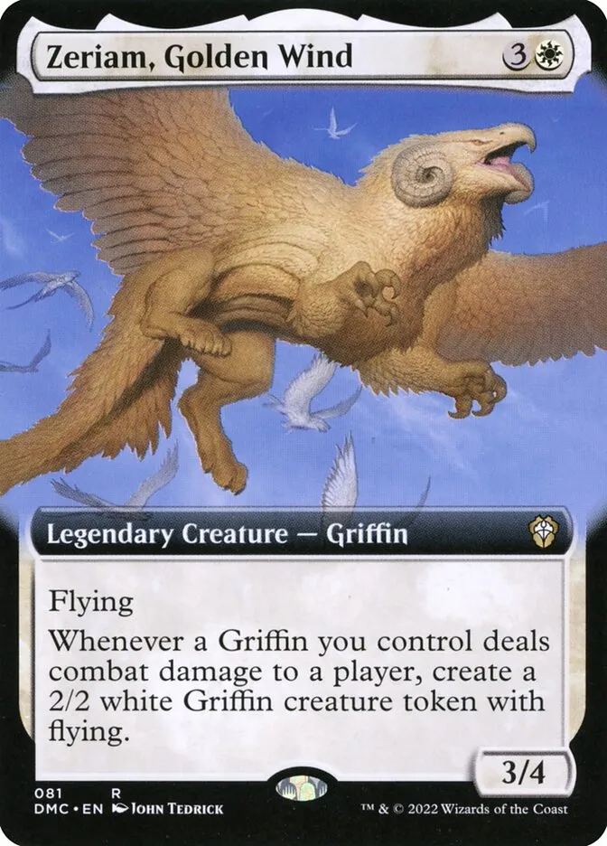 2022 Dominaria United Commander Zeriam, Golden Wind #81 rare card image