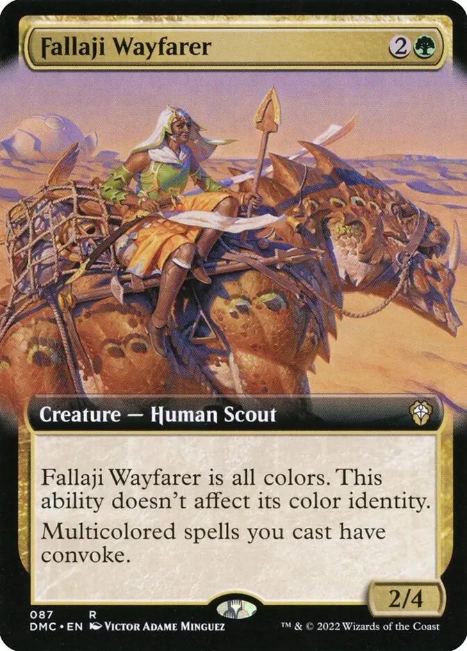 2022 Dominaria United Commander Fallaji Wayfarer #87 rare card image