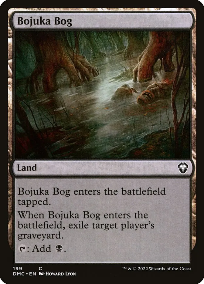 2022 Dominaria United Commander Bojuka Bog #199 common card image