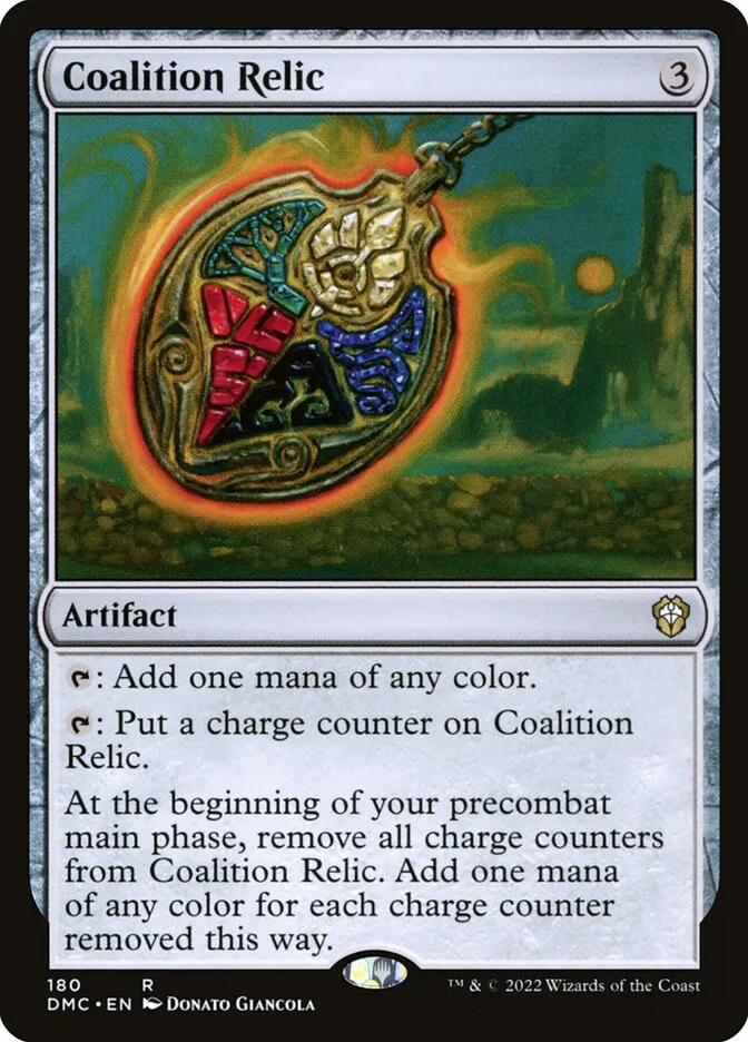 2022 Dominaria United Commander Coalition Relic #180 rare card image