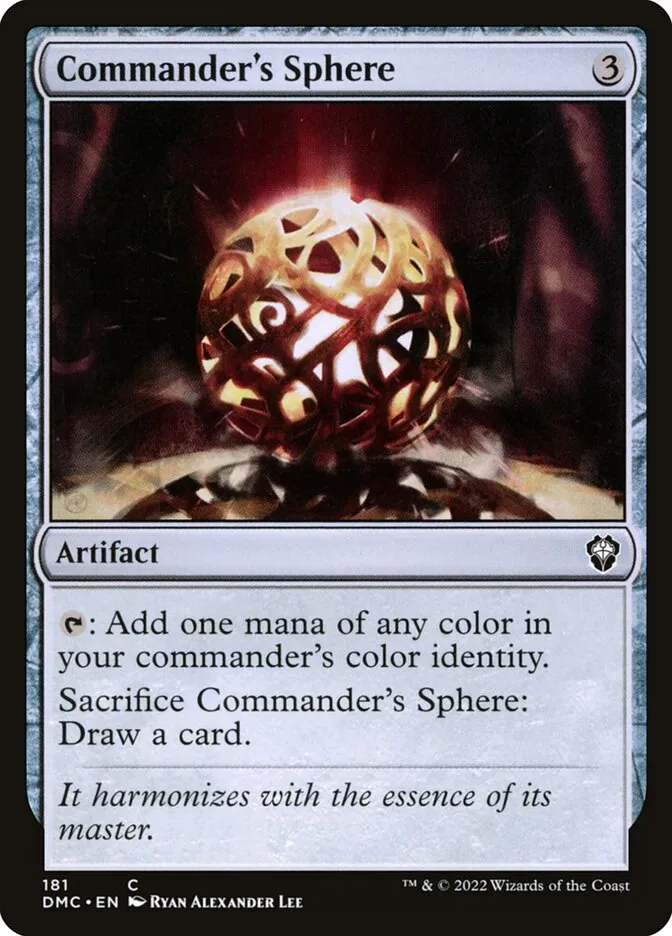 2022 Dominaria United Commander Commander's Sphere #181 common card image
