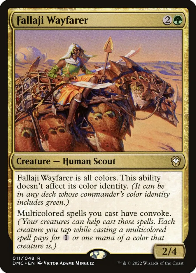 2022 Dominaria United Commander Fallaji Wayfarer rare #11 rare card image