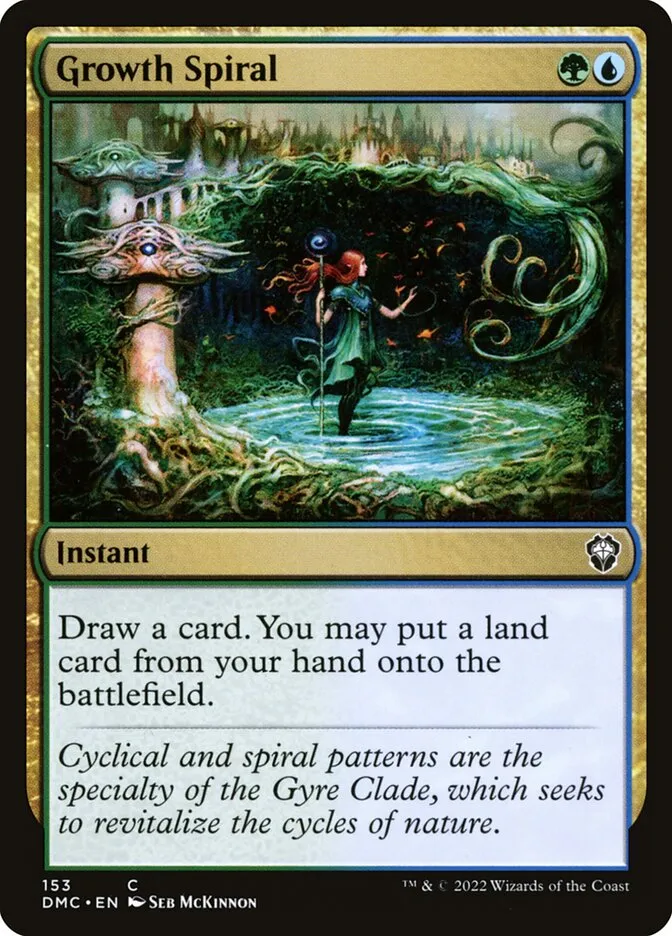 2022 Dominaria United Commander Growth Spiral #153 common card image