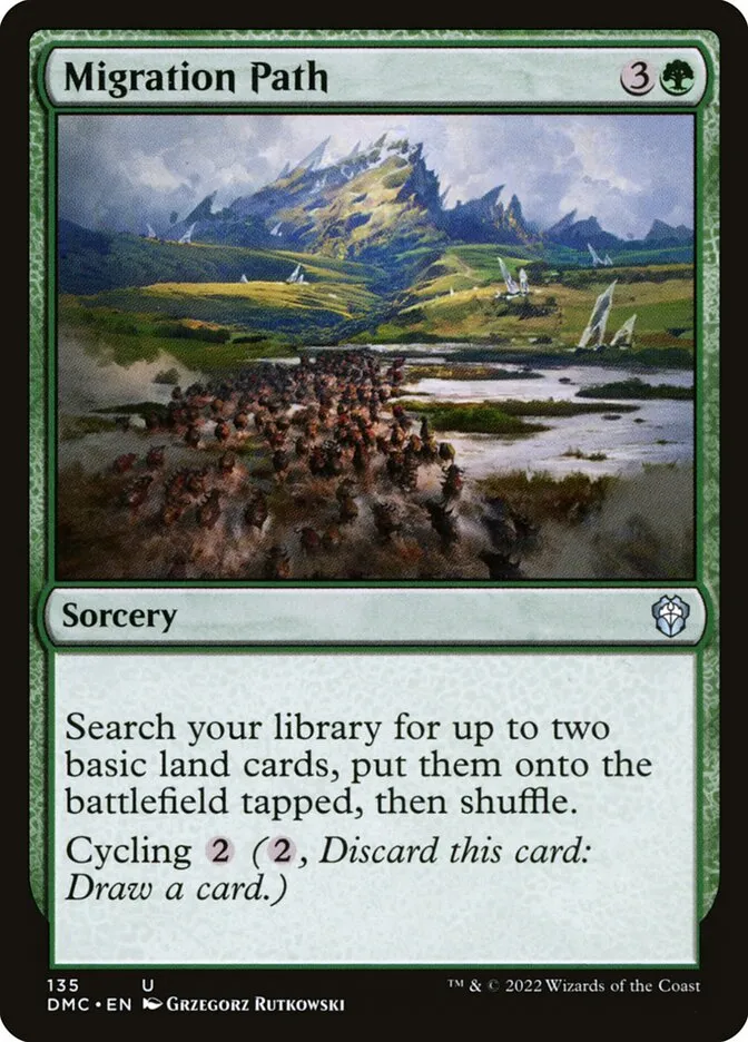 2022 Dominaria United Commander Migration Path uncommon #135 uncommon card image