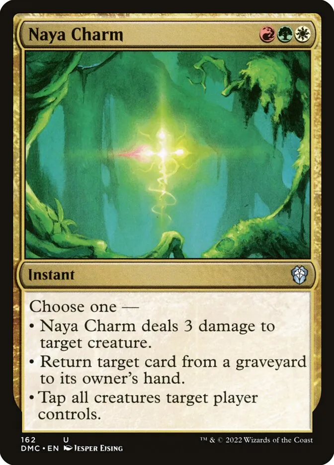 2022 Dominaria United Commander Naya Charm #162 uncommon card image