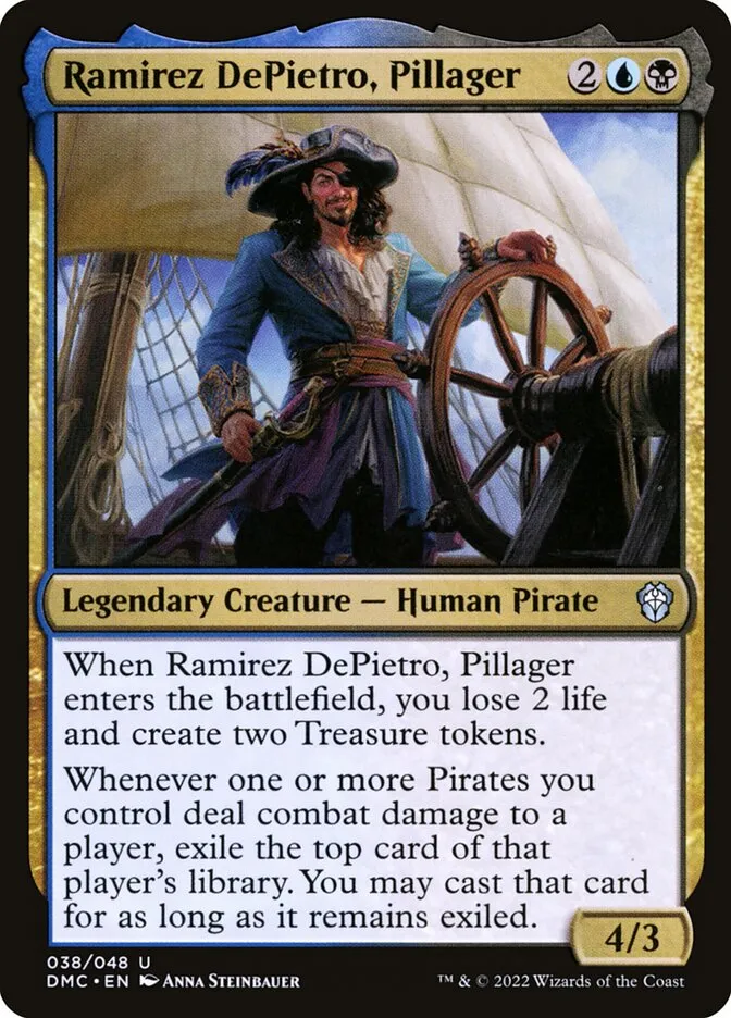 2022 Dominaria United Commander Ramirez DePietro, Pillager uncommon #38 uncommon card image