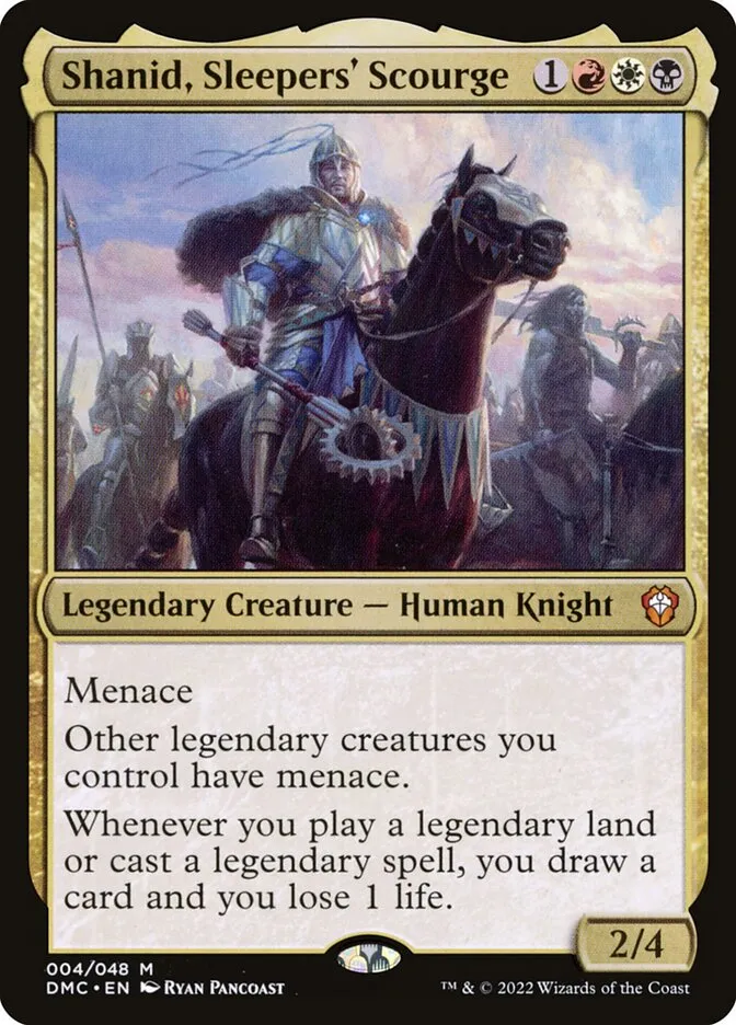 2022 Dominaria United Commander Shanid, Sleepers' Scourge mythic #4 mythic card image