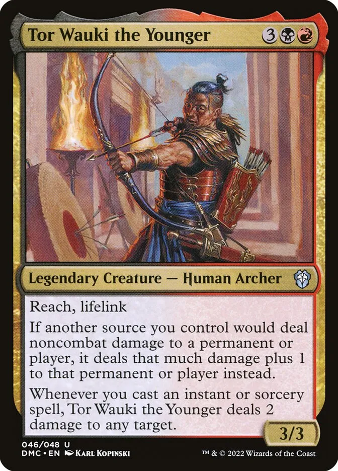 2022 Dominaria United Commander Tor Wauki the Younger #46 uncommon card image