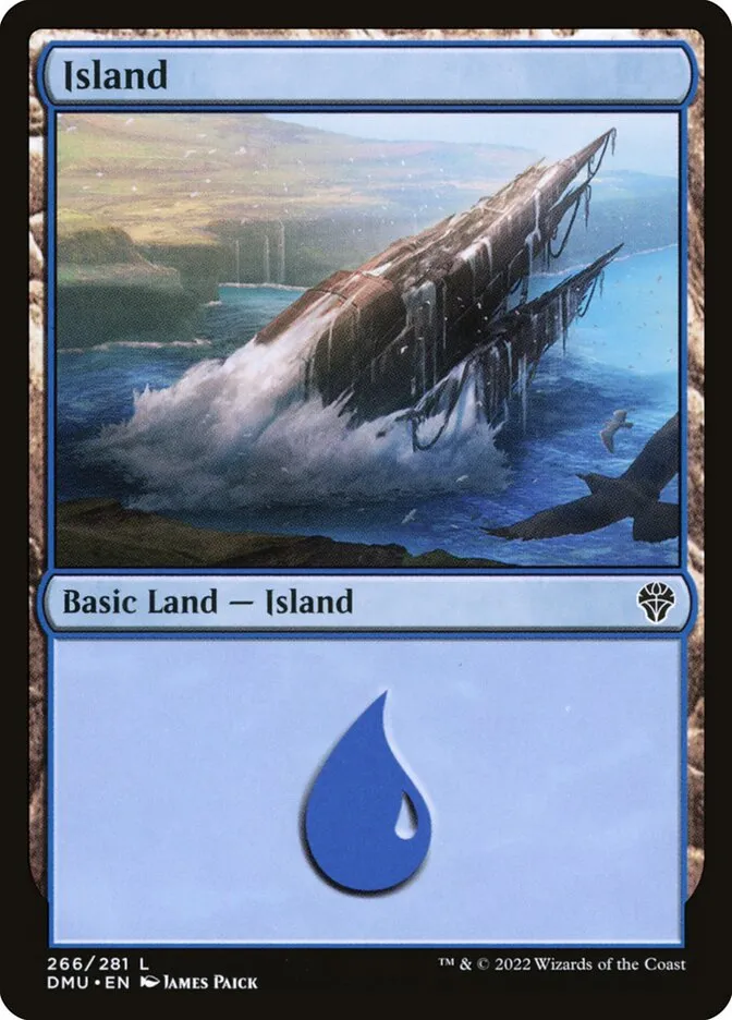 2022 Dominaria United Island #266 common card image