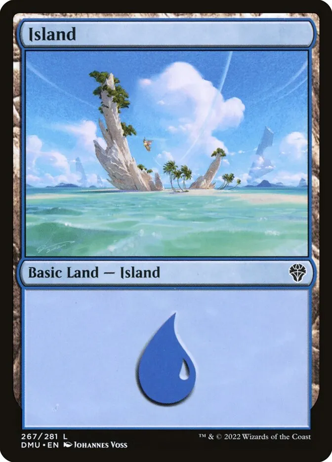 2022 Dominaria United Island #267 common card image