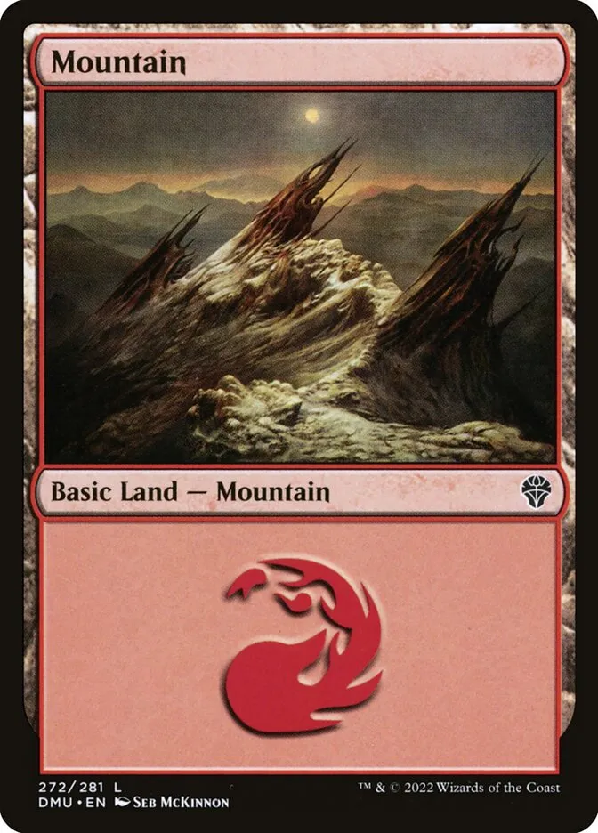 2022 Dominaria United Mountain #272 common card image